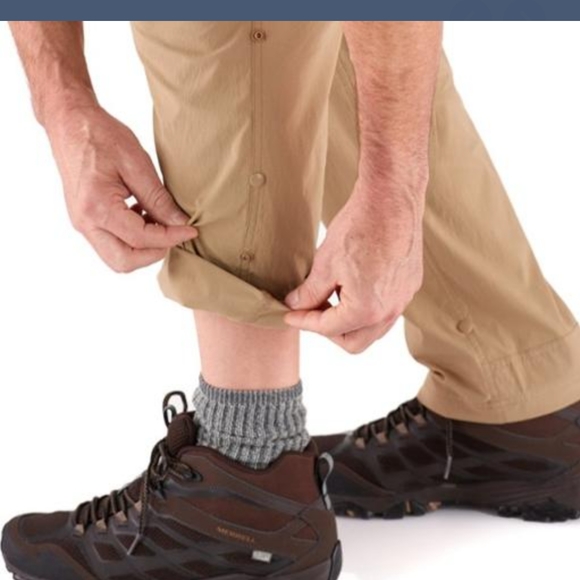 REI Co op relax hiking pants roll up SZ.38 - Picture 3 of 14